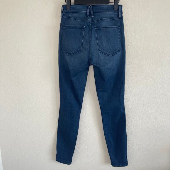 Good American Good Legs Skinny Jeans Medium/Dark Wash - Size 2/26 - Picture 3 of 5